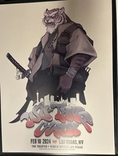 2024-WU-TANG CLAN POSTER-AUTHENTIC-LAS VEGAS-FEBRUARY 19, 2024-MINT