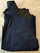 Calvin Klein Jeans Mens Navy Blue Full-Zip Ja...