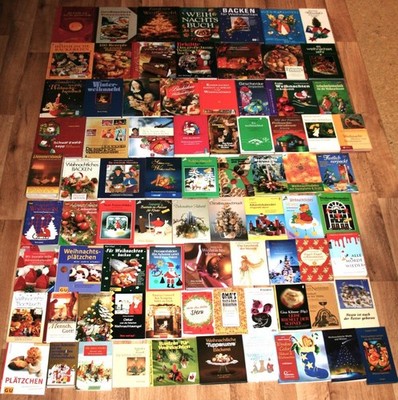 79 Bücher WEIHNACHTEN. Advent, Backen, Basteln, Weihnachtsbücher. Paket.