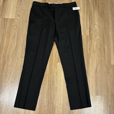 Brooks Brother Mens Pants Grey Size 35x32 100 Wool Trouser Flat Front