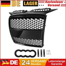 Grill Kühlergrill Waben Ersatz für A3 8PA Sportback 5-Türer 2003-06/2008 Schwarz