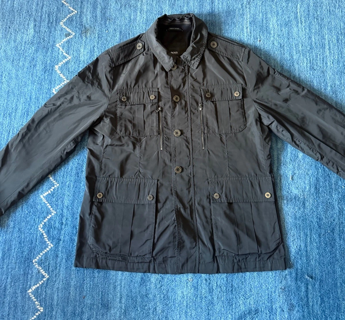 HUGO BOSS Military Jacket Regular Size Coats, Jackets & Vests for 