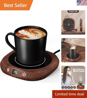 Coffee Mug Warmer Desk Heater for Coffee Tea Water Milk Cocoa 5 Temp Settings