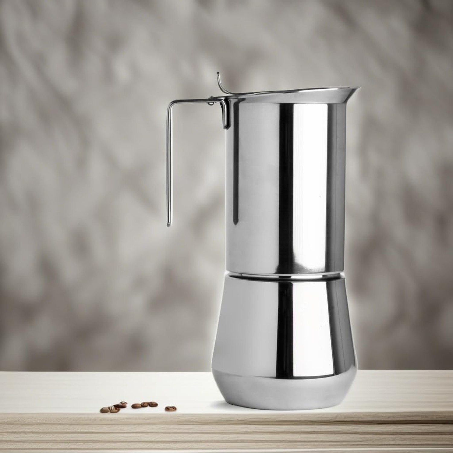 Ilsa Stainless Steel 3 ESPRESSO Cups Stovetop-&ndash; 190mL - 6.5 oz. 3 cup