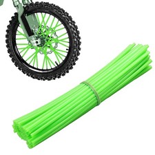 72PCS Dirt Bike Spoke Skins Covers Motorcycle Wheel Wraps Pipe Universal for ...