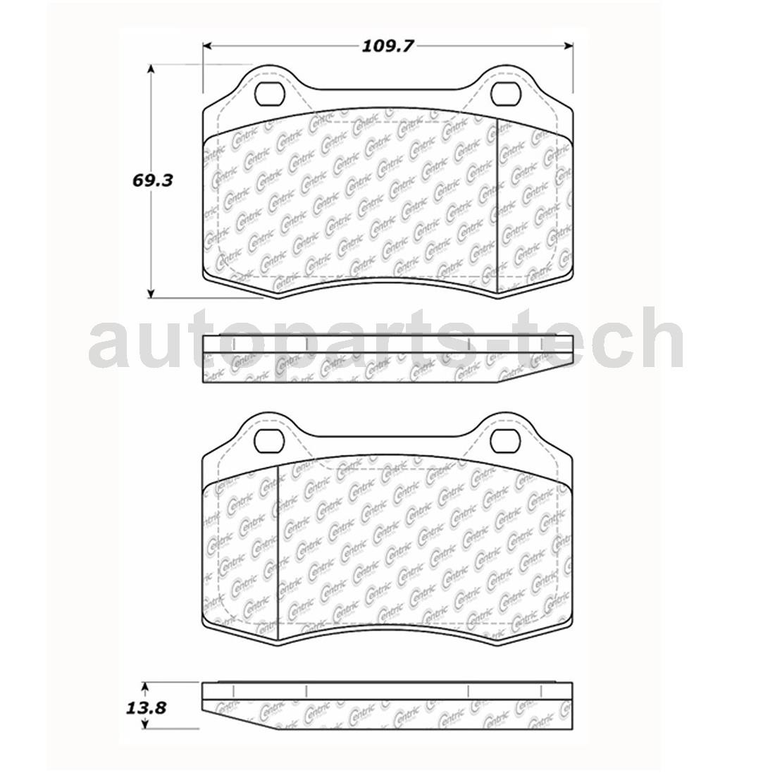 Aston Martin DB7 2000-2004 REAR Brake pad