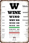 Metal Sign Optometrist Community Wine Eye Chart Gardener Vintage, 12 x 8 Inch