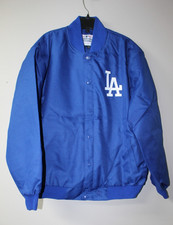 New MLB Los Angeles Dodgers embroidery mid weight poly bomber jacket men's M