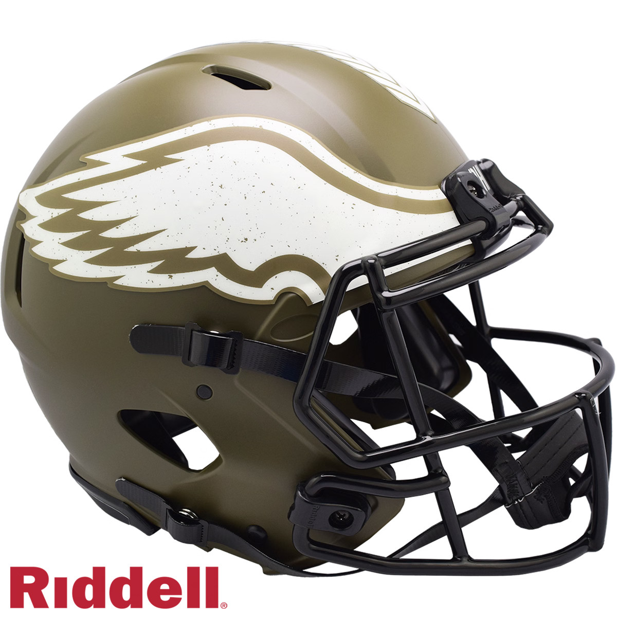 Casque Riddell Speed Authentic Philadelphia Eagles Tribute – Kelly Vert – Neuf