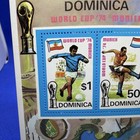 Dominica  1974 World Cup Munich Soccer Souvenir Sheet  — photo 2