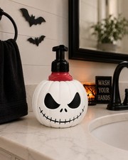 Jack Skellington Pumpkin Soap Holder Halloween Bathroom Decor 3D Printed