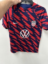 Nike USMNT USWNT 2023/24 Soccer Pre Match Jersey Youth Kids XL Fits Men Small S