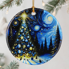 Starry Night Ornament   Christmas Ornament, Christmas Tree Ornament,  Perfect H