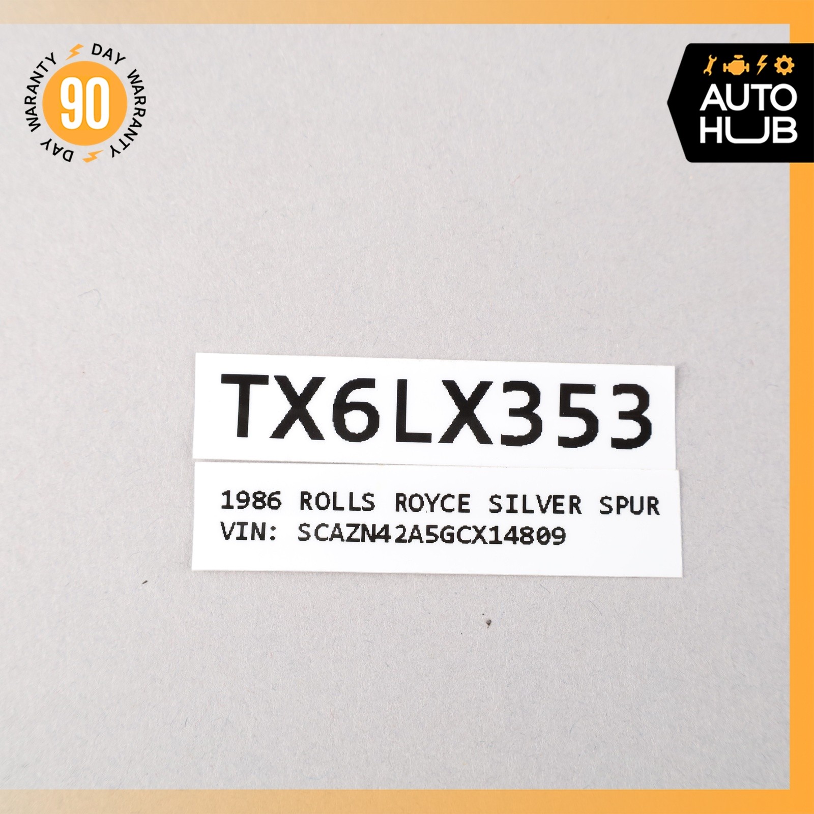 Rolls-Royce Silver Spur 1981-1989 Auxiliary gauge