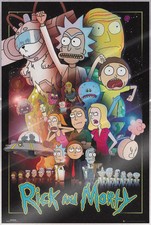 Rick and Morty - Poster Character Collage - Wars  Size: 24" x 36"  LAMINATED 