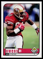 1998 UD Choice San Francisco 49ers #SF1 Terrell Owens