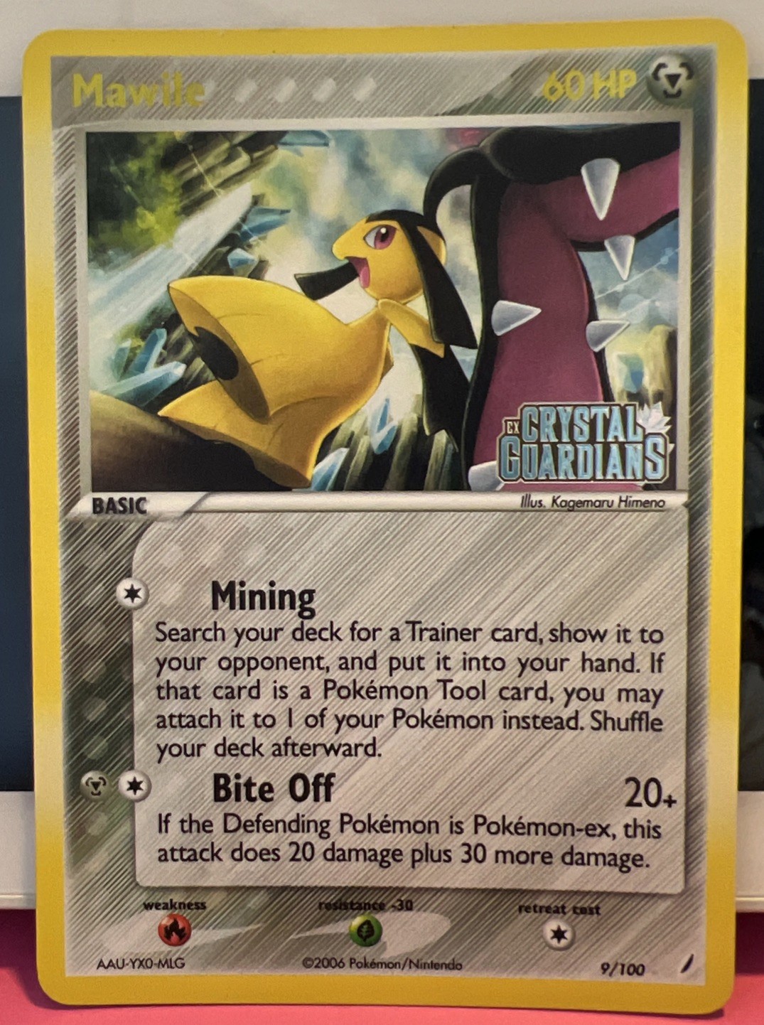 Mawile Reverse Holo 9/100 NM Crystal Guardians