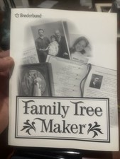FAMILY TREE MAKER manual Broderbund book Version 7.0 for Windows tutorial 1999