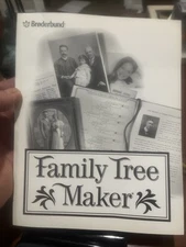 FAMILY TREE MAKER manual Broderbund book Version 7.0 for Windows tutorial 1999