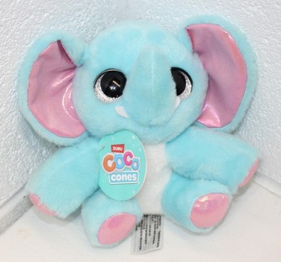 NWT! Zuru CoCo Cones Original - LULU the Blue Elephant Plush ONLY! RARE! NEW!