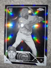 2023 Topps Chrome Update Matt Mervis RC Negative Refractor Chicago Cubs