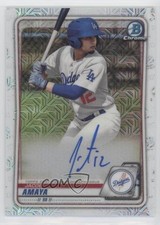 2020 Bowman Mega Box Chrome Mojo Auto Jacob Amaya #BMA-JA Auto 0m4q