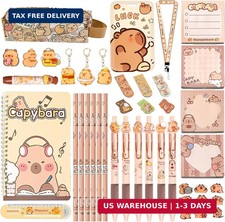 Cute Capybara Stationery Set, Kawaii School Supplies Gift for Students