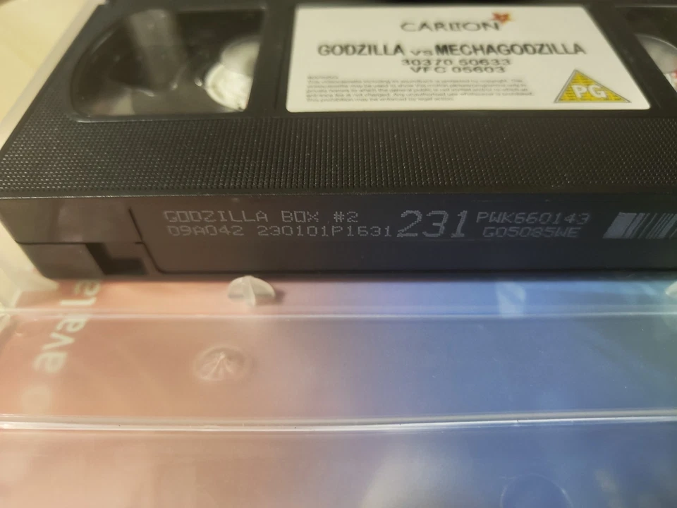 Godzilla vs Mechagodzilla VHS Carlton Unikat - Image 4 of 4