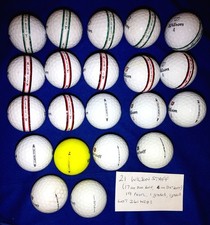 21 WILSON STAFF Golf Balls - Mainly Pearl ** ALL NET PROCEEDS TO CHARITY **