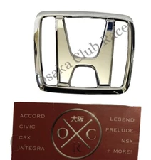 New 88-91 OEM Honda Civic Hatchback Front Rear Emblem USDM JDM 89 90 ED7 EF9 Si