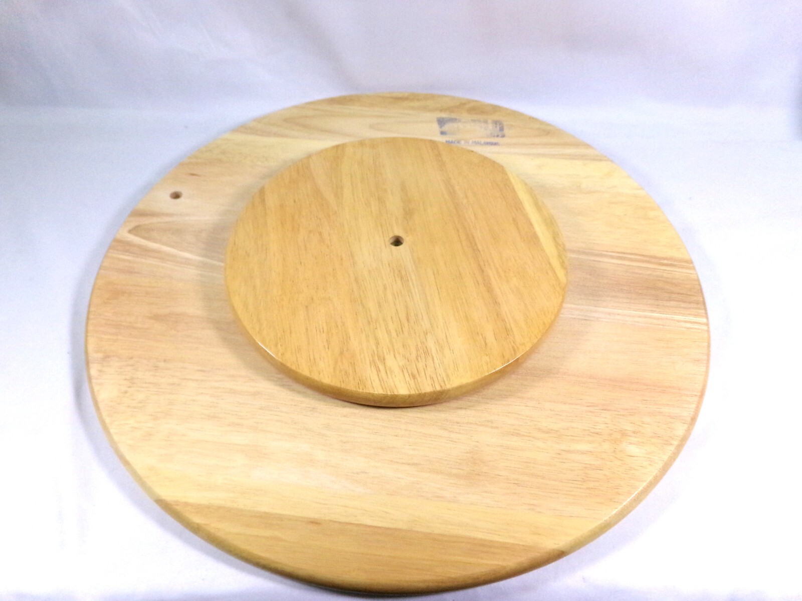 NEW OLD STOCK 22" WORLD IMPORTS ASIAN HARDWOOD LAZY SUSAN