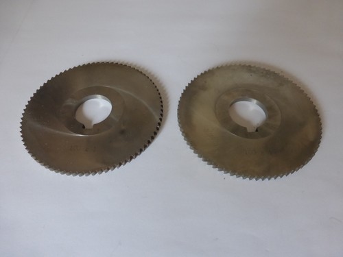 Lot De 2 Fraises Diamant Diamètre 100mm Alésage 27mm - État Quasi Neuf, Pour Métal, Pierre, Bois