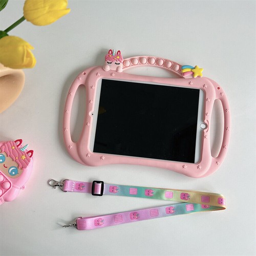 Girl Boy Kids Shockproof Case For iPad 5 6 7 8 9 10.2 Air 2 3 4 Mini Pro 11 2022 - Picture 63 of 70