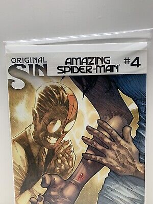 Amazing Spiderman Original Sin Comic Book #4 2014 Marvel T2 Amazing Spiderman Original Sin Comic Book #4 2014 Marvel T2