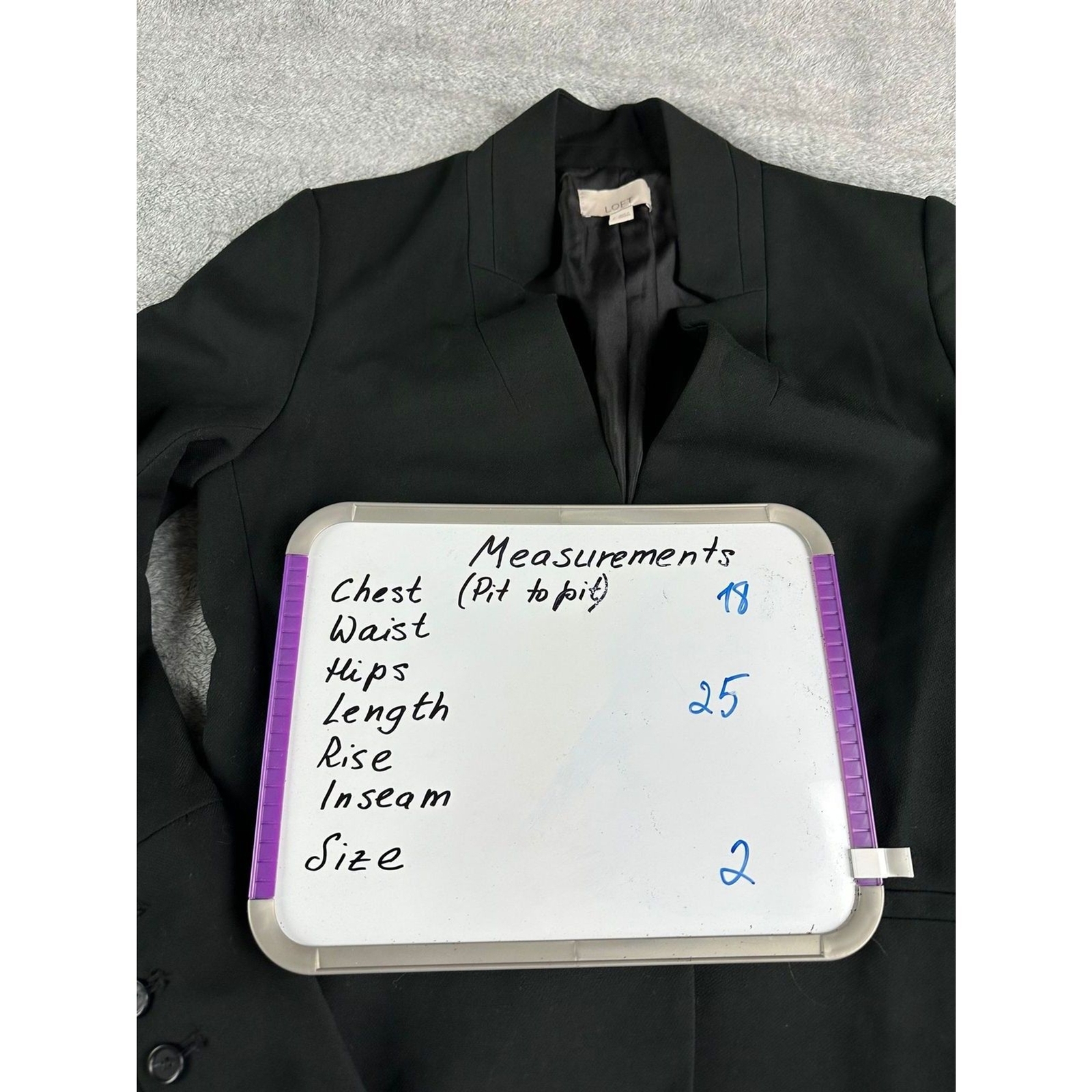 Loft Women's Single Button Blazer Jacket Long Sle… - image 8