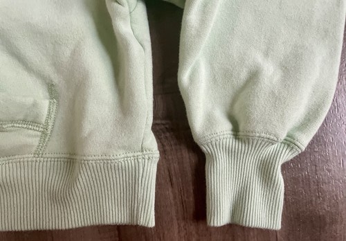 Womens Juniors Hollister Cropped Pullover Hoodie sz XS - Picture 3 of 6