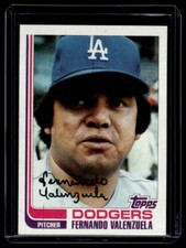 1982 Topps Fernando Valenzuela Los Angeles Dodgers #510