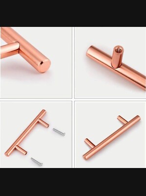 green emerald velvet dress LBFEEL 5" Rose Gold Dresser Knob Modern Bright Copper Cabinet Pull Handle  Nordic Drawer Knob Pulls Handles Hardware (5" Hole Centers-D)