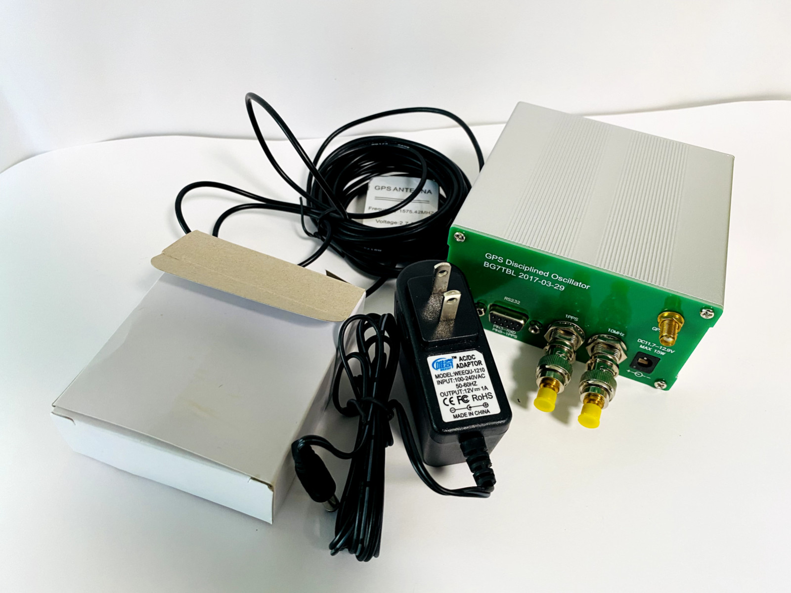 GPS disciplined oscillator GPSDO-10MHz BG7TBL 2017-03-29