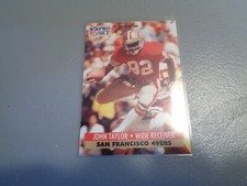 John Taylor, 1991 Pro Set, #295, San Francisco 49ers, Football Card