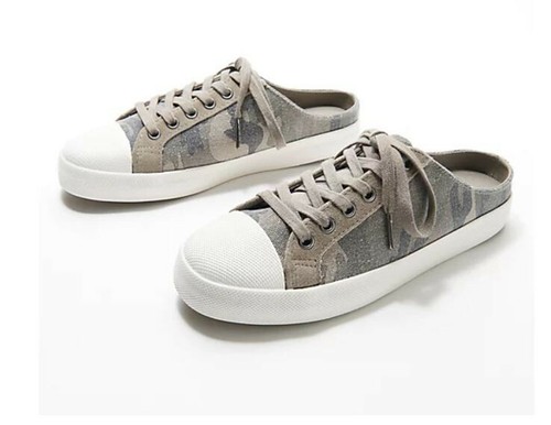 canvas sneaker mules