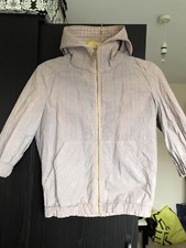 Thomas Burberry Womens Light Weight Two-tone Reversible Cropped Jacket