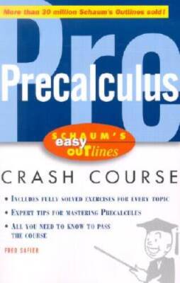 Easy Outline of Precalculus - Paperback By Safier, Fred - GOOD