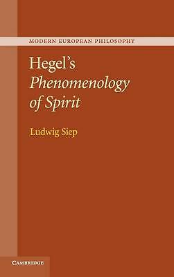 Hegel's Phenomenology of Spirit Siep Hardback Cambridge University Press