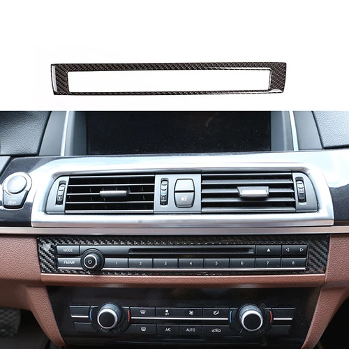 Para BMW F10 Serie 5 Accesorios interiores de fibra de carbono Cubierta completa del kit 2011-2017 - Imagen 10 de 12