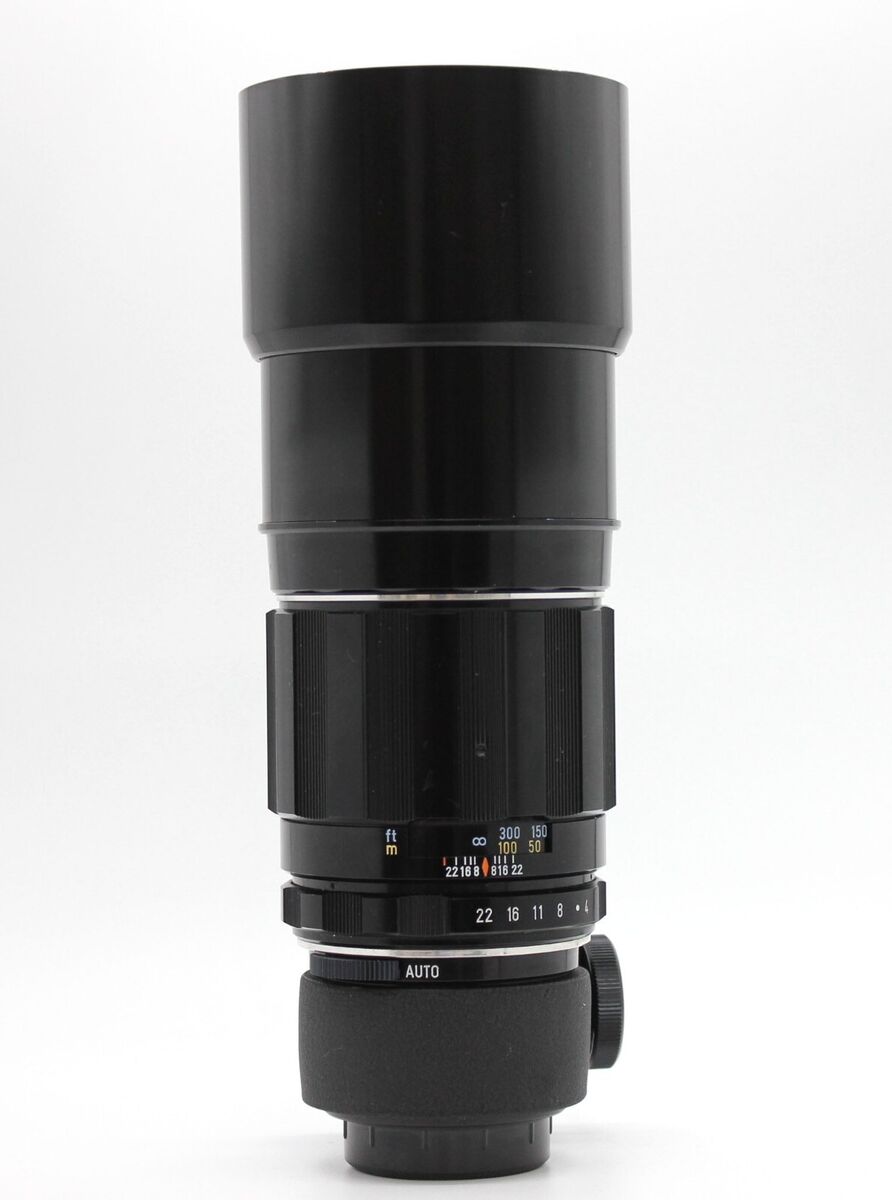 Asahi Pentax SMC Super-Multi-Coated Takumar 300mm F/4 M42 MF Lens from Japan