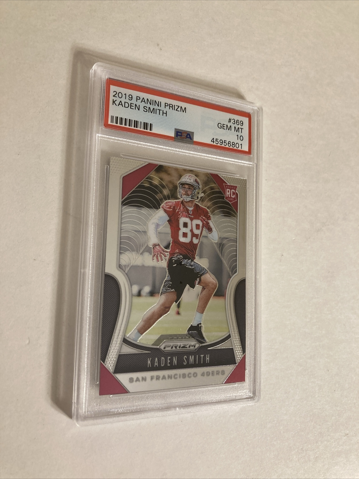 2019 Panini Prizm Kaden Smith Rookie RC #369 PSA 10 GEM MT LOW POP