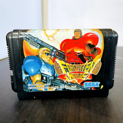 Forgotten Worlds Sega Mega Drive Capcom 1988 G-4016 Japanese Version Action