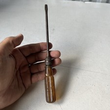 VINTAGE 9” FLAT HEAD SCREWDRIVER, MADE IN USA (t2)