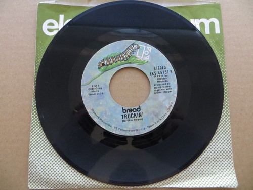 Bread – Baby I'm - A Want You / Truckin' - 1971 - Elektra EKS-45751 7" Single G+ - Picture 4 of 4